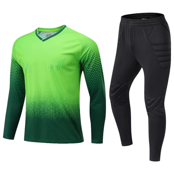 Conjunto de portero y pantalón, manga larga, cómodo, transpirable, resistente y profesional. L