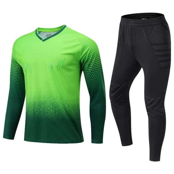 Conjunto de camiseta y pantalón de , camiseta de fútbol para , uniforme de entrenamiento profesional acolchado, transpirable, resistente M