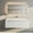 white, variant on EVIVA Moma 24 Inch Teal Bathroom Vanity with Black Metallic Legs