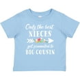 thumbnail image 3 of Inktastic Only the Best Nieces Get Promoted to Big Cousin Boys or Girls Baby T-Shirt, 3 of 5