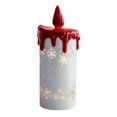 thumbnail image 1 of SGACAI Lámpara de vela de cristal en miniatura que brilla intensamente: regalo de decoración de escritorio de Navidad K3O7 O6E, 1 of 7