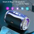 thumbnail image 5 of Matoen New Bluetooth Speaker Portable Subwoofer Wireless Bluetooth Speaker-Stereo Supports-card and U-disk Playback Blue, 5 of 8