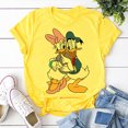 thumbnail image 1 of Disney-Camiseta con estampado de dibujos animados para mujer, ropa de calle de manga corta con cuello redondo, Pato Donald, Margarita y pato, 1 of 4
