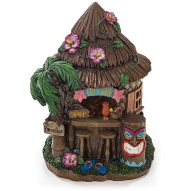 VP Home Tiki Hut Solar Powered LED Outdoor Decor Garden