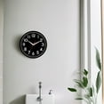 thumbnail image 3 of YOPTOP Wall Clock  Modern Wall Clocks Battery Operated  10 Inch Simpel Silent Non-Ticking Clock Decorative for Kitchen  Office  Outdoor  Bedroom  Living Room  School  Classroom,black-b, 3 of 6