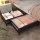 thumbnail image 2 of Caja de almacenamiento para cama, estante de almacenamiento para la parte inferior de la cama, caja de almacenamiento para sofá, caja de almacenamiento para juguetes, caja de almacenamiento con poleas, 2 of 5
