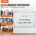 thumbnail image 2 of VEVOR Wall Mounted Magnetic Whiteboard Dry Erase Board for Office 24" x 18", 2 of 5