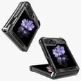 thumbnail image 2 of Compatible for Samsung Galaxy Z Flip 5 Case, Galaxy Z Flip 5 Clear Phone Case Cover with Four Corners Airbag Fall Prevention, Slim Thin Shockproof Protective Cases for Samsung Z Flip 5 (Black), 2 of 12