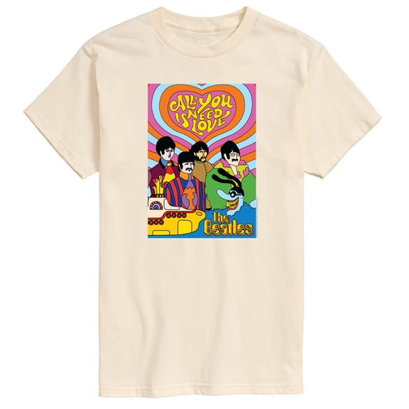 The Beatles - Need Love - Men's Short Sleeve Graphic T-Shirt