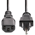 thumbnail image 7 of panningbo 6ft Computer Power Cord, NEMA 5-15P to IEC 60320 C13, 10A 125V, 18AWG Replacement AC Power Cable for PC Desktop Monitor Printer Scanner - UL Listed, 7 of 7