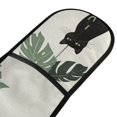 thumbnail image 4 of Yayeee Double Oven Mitt Kitchen Heat Resistant Baking 35" x7" Quilted Glove, Black Cat Umbrella, 4 of 6