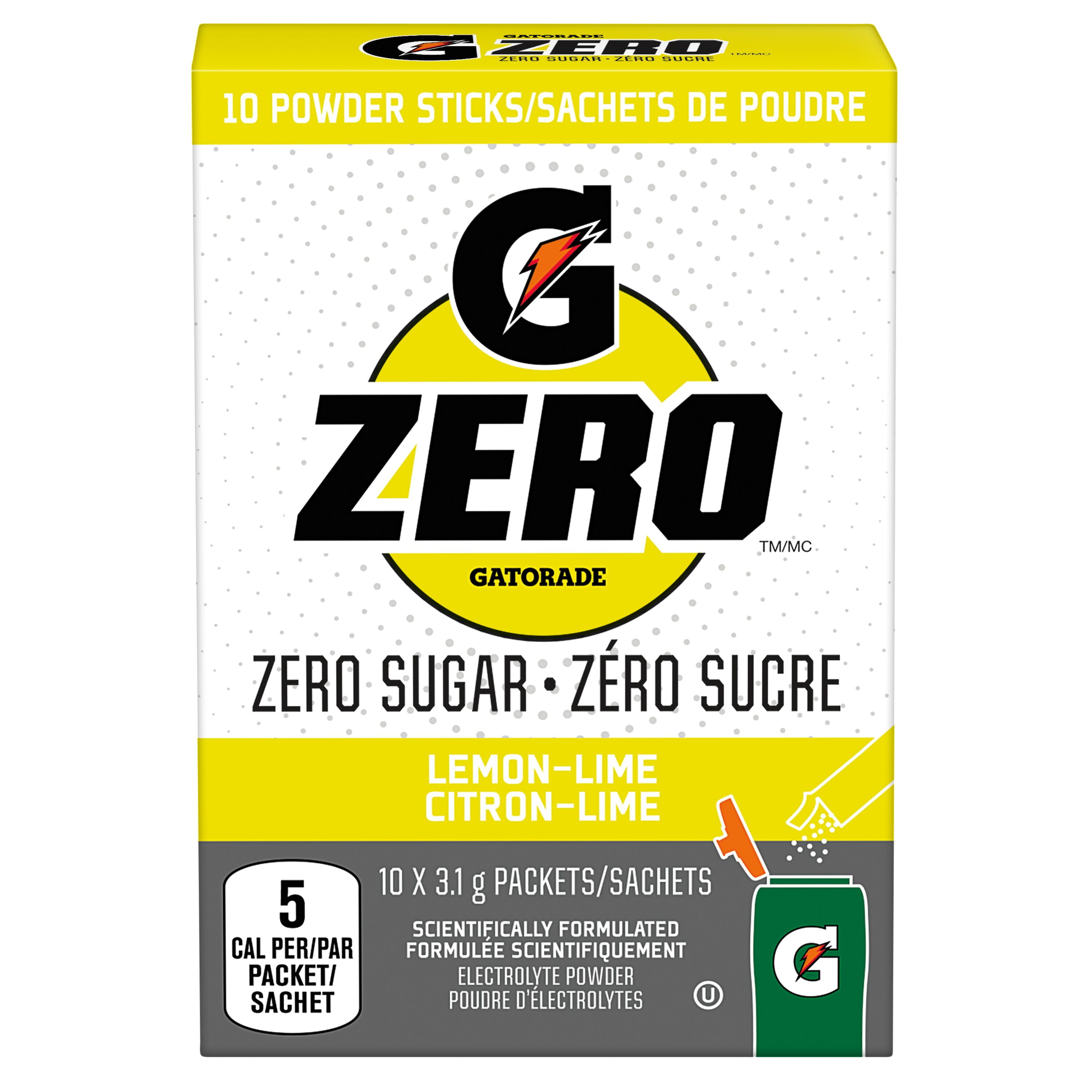 Gatorade Zero Powder Lemon Lime 10 x 2.9 g