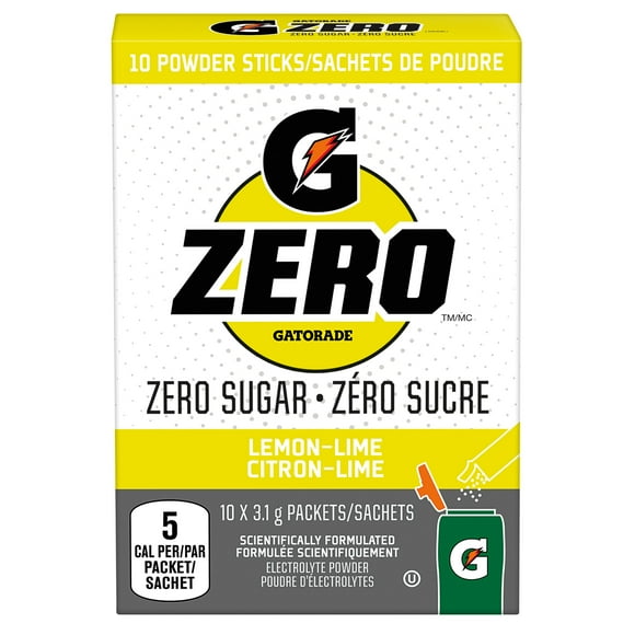 Gatorade Zero Powder Lemon Lime 10 x 2.9 g