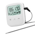 thumbnail image 2 of Termómetro de barbacoa Termómetro de cocina LCD digital Alarma de cuenta regresiva Medidor de sonda de temperatura de alimentos Noticed HA004477-00B, 2 of 7