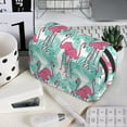 thumbnail image 7 of Sikiie Flamingo Print Flip Double-layer Pencil Case, All-purpose Stationery Bag for Study and Office, Zipper Design, Unisex, 7 of 7