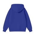 thumbnail image 5 of Girls Hooded Sweatshirt Fleece Pullover Hoodie Long Sleeve Solid Pockets Casual Cute Tops, 5 of 5