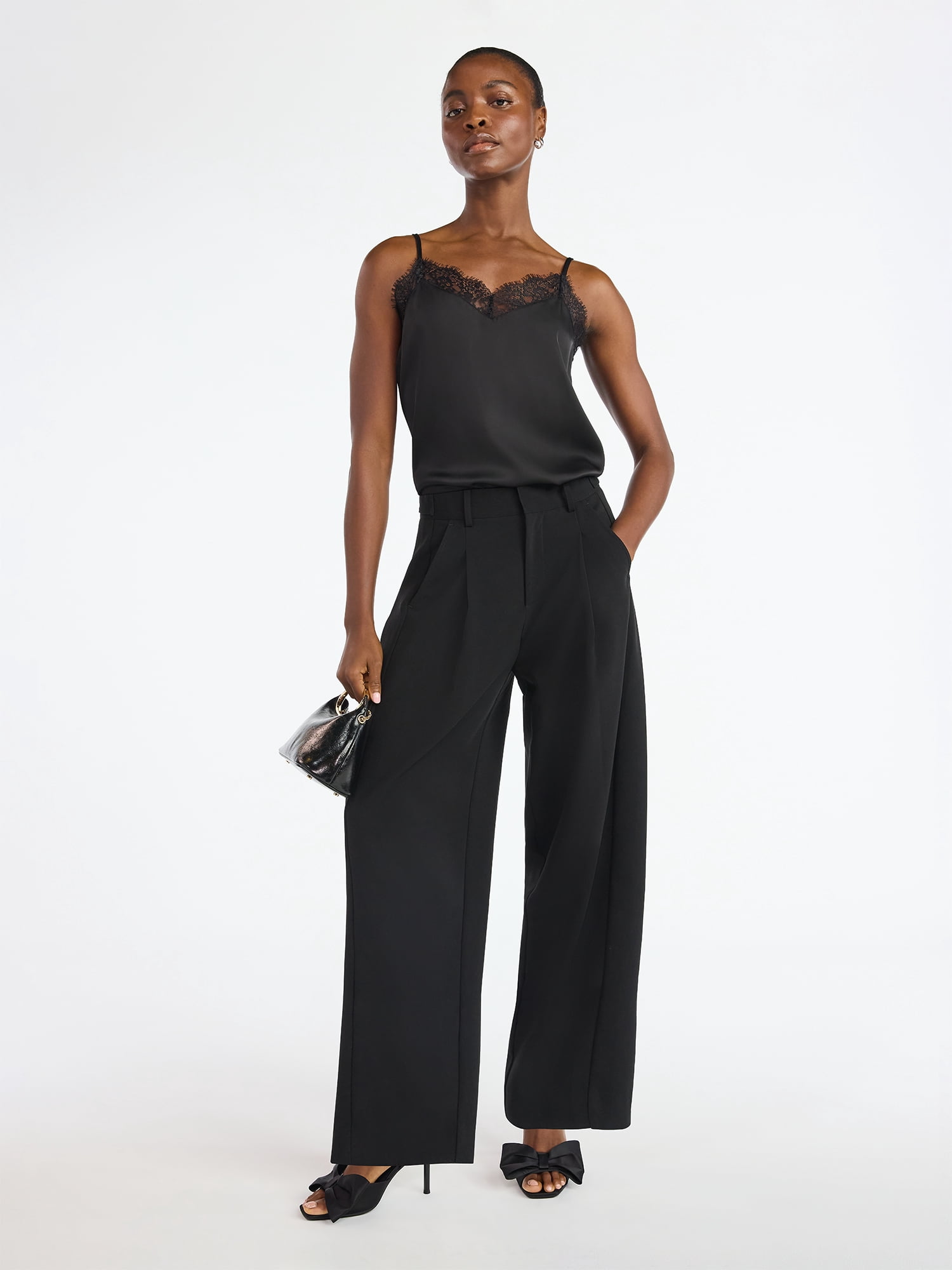 Scoop Women’s Slouchy Barrel Trouser Pants, Sizes 0-20