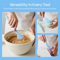 thumbnail image 5 of Unique Bargains 3Pcs Heat-Resistant Cooking Utensils Kitchen Spatula Set Blue, 5 of 5