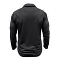 thumbnail image 6 of BRGZLK Men's Fall Golf Shirts 2026 Color Block Regular Fit Long Sleeve Button Up Casual T-Shirts Soft Comfy Stretchy Business Athletic Tee Tops Black XXL, 6 of 7