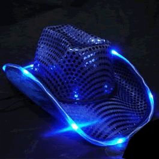 Light Up Cowboy Hat Light Up LED Cowboy Hats Recycled Plastic | Limited Edition main image 4
