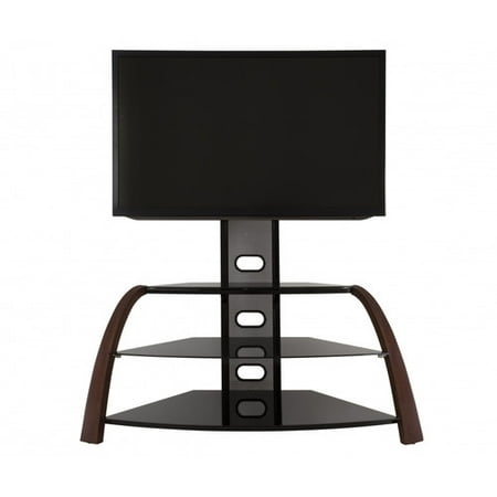 AVF Kingswood Walnut Floor Stand with Mount for TVs 32-55"