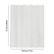 thumbnail image 3 of Yhmxh Decoración del baño Cortina de ducha de doble cara con estampado de lunares de color liso, resistente al agua, con agujeros para el baño. Gabinete de almacenamiento de baño Accesorios de baño, 3 of 5