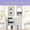 Antique White 147, variant on Slim Media Stand for PS5 and Xbox, 44.49 Game Console Storage Cabinet with 2 Drawers and 3 Hooks, Antique White MDF Cabinet for Living Room
