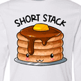 thumbnail image 4 of Inktastic Short Stack Cute Pancake Breakfast Long Sleeve Youth T-Shirt, 4 of 5