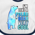 thumbnail image 4 of Inktastic Funny Polar Bear Boys or Girls Baby Bib, 4 of 4