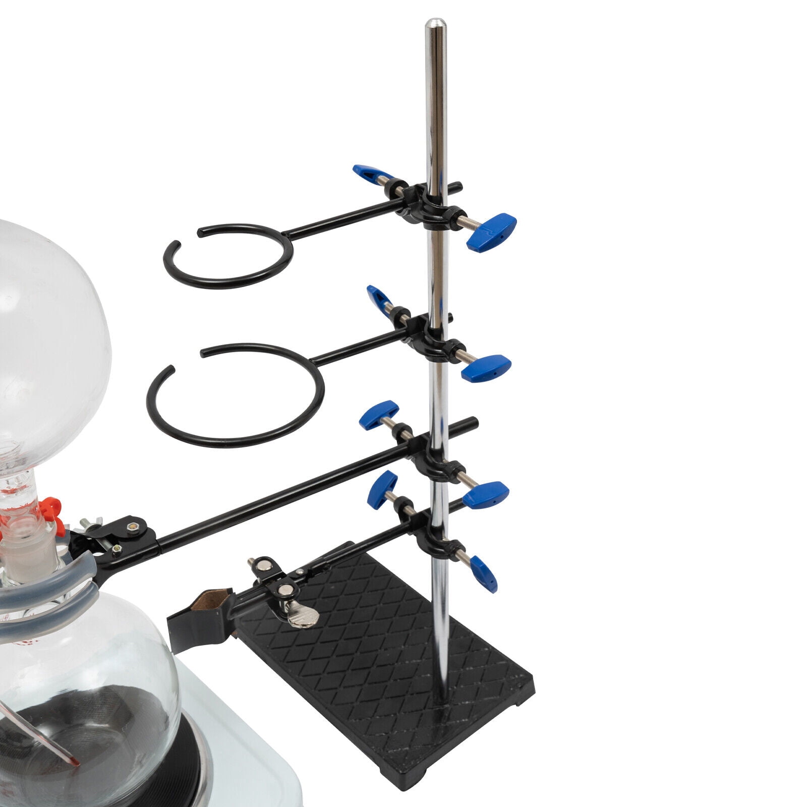 1000ml Countertop Essential Oil Distillation Apparatus Glassware with Condenser & Hot Stove