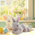thumbnail image 5 of Easter Simulation Bunny Plush Toy, Multicolor Soft Stuffed Animal for Children's Birthday Gift, Sleeping Doll and Decor, 5 of 7