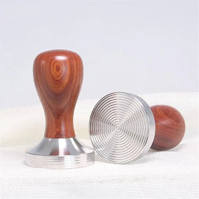 Prensa de café de 49mm/51mm/58mm, Base plana ondulada, herramientas de café expreso Barista para accesorios de cocina, prensa de café