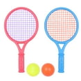 thumbnail image 1 of TAILTOSS 2 Sets Kids Paddle Tennis Racket for Childrens Tennis Racket Red Blue Color Parent-Child Game, 1 of 5