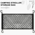 thumbnail image 2 of 2025 Wagon Cart Cargo Net with Hook Elastic Black Large Capacity Universal Camping Cart Organizer Mesh Storage Bag Wagon Cart Accessories_xi, 2 of 5