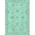 thumbnail image 1 of Ahgly Company Indoor Rectangle Abstract Light Blue Modern Area Rugs, 8' x 10', 1 of 4
