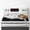 Black, variant on Black White Stove Top Cover for Electric Stove, Heat-proof & Non Slip Glass Top Stove Cover Protector, Abstract Graffiti Paint Country Retro Tribal Kitchen Flat Cooktop Rubber Mat 28.5x20.5 Inches