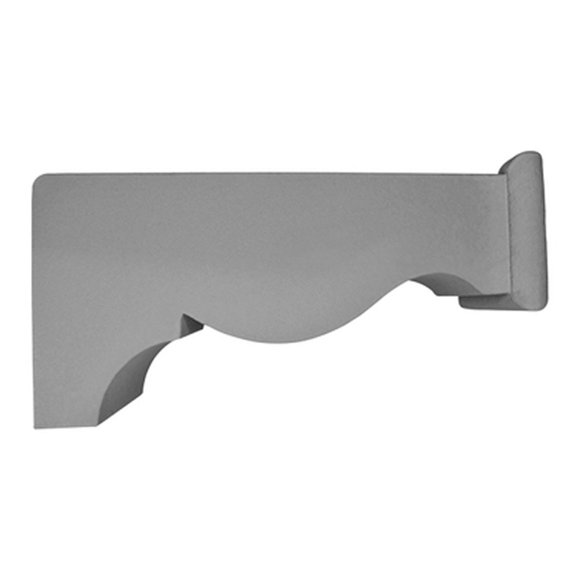 moldura gárgola colonial 19 x 38 x 15 cm gris