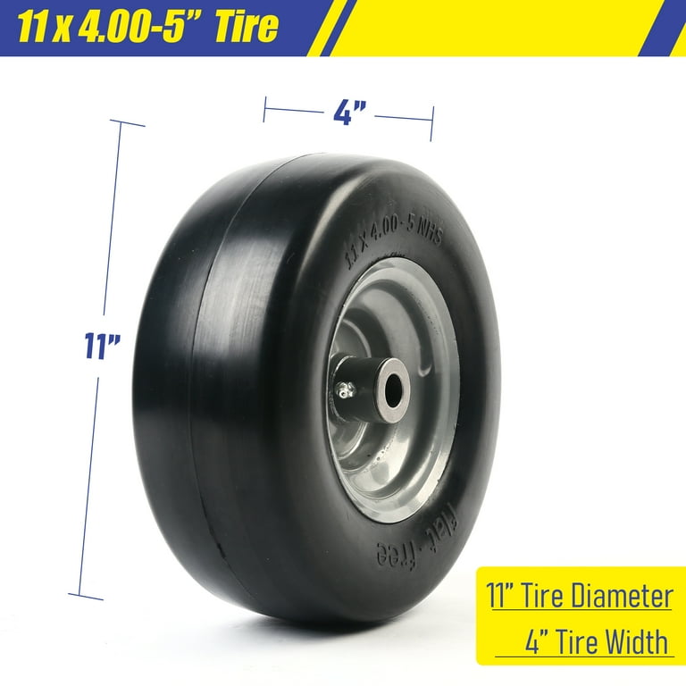 LotFancy In Lawn Mower Tire On Wheel, Flat Free For Zero, 46 OFF