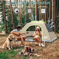 thumbnail image 3 of Carpa CAMPROS CP Impermeable para 4 Personas para Camping, 3 of 7