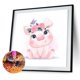 thumbnail image 2 of Cuadros Decorativos 5D DIY Diamond Painting Piglet Flowers Kits Full Square Drill Decor (ZQF9112) Likrtyny embutido en tela, 2 of 8