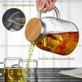 thumbnail image 3 of Large Glass Teapot with Infuser, Stovetop Safe, 68 fl oz Glass Tea Kettle, 3 of 6