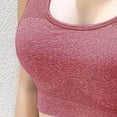 thumbnail image 5 of Nilvkv Sports Bras for Women, Sports Bra, Solid Yoga Bra Fast Dry Sweat Wicking Active Intimate Red 42BC, 5 of 5