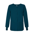 thumbnail image 2 of Adar Universal Women's Scrub Set - Warm-Up Scrub Jacket and Elastic Pull-On Pants, 2 of 5