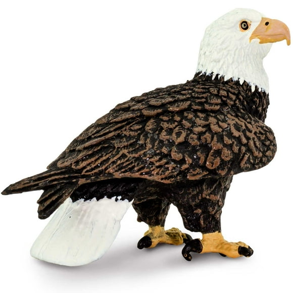 Safari Ltd. Bald Eagle Figurine - Realistic 2.4"" Bird Figure - Educational Toy for Boys Girls and Kids Ages 3+