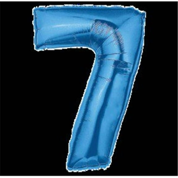 Loftus International B1-5847B Megaloon Number 7 Blue Balloon