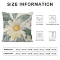 thumbnail image 5 of SHANXI , Daisy Floral Decorations Seasonal Farmhouse Pillow Case Decor for Sofa Couch 24x24in, 5 of 5