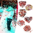 thumbnail image 3 of Valentines Confetti, Valentine Decor, Ongmies 500 Pieces Valentine's Day Foil Heart Confetti Bulk Pack, Red Silver Glitter Romantic Party Decorations, 3 of 5