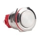 thumbnail image 5 of Función De Bloqueo Automático Interruptor De Botón DC9 ~ 30V 19mm 1NO 1NC Carcasa De Acero Inoxidable Interruptor De Bloqueo Automático Cabezal Alto Bloqueo Automático, 5 of 8