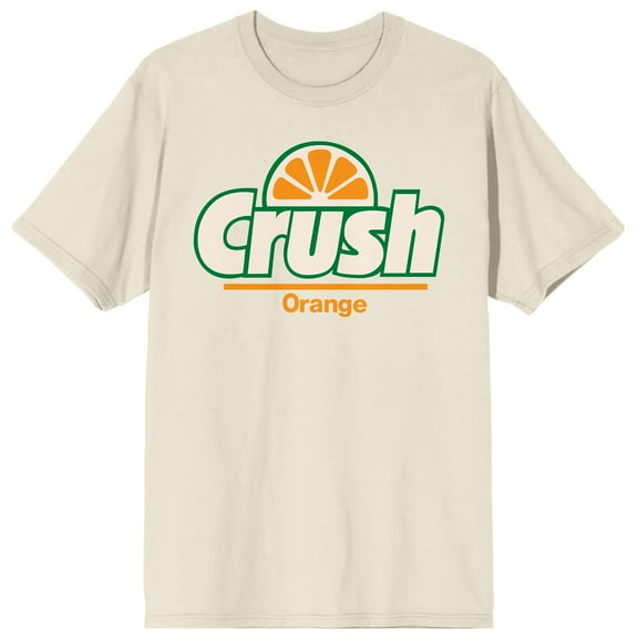 Orange Crush Classic Logo Men's Natural Short Sleeve Tee-Medium