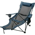 thumbnail image 1 of Silla de Campamento Plegable VEVOR Reclinable Azul con Reposapiés, 1 of 9